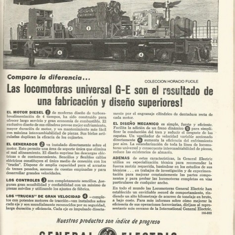 Las locomotoras universal GE son el resultado de una fabricación y diseño superiores!