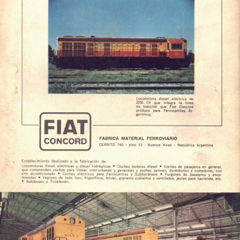 Fiat Concord Material ferroviario