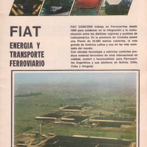 FIat Concord - Energía y transporte Ferroviario